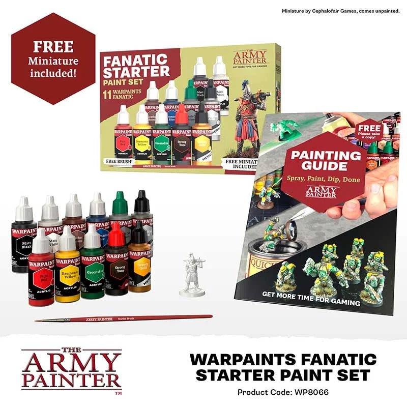 The Army Painter – Warpaints Fanatic Starter Set | Vorbestellung - Spielefürst
