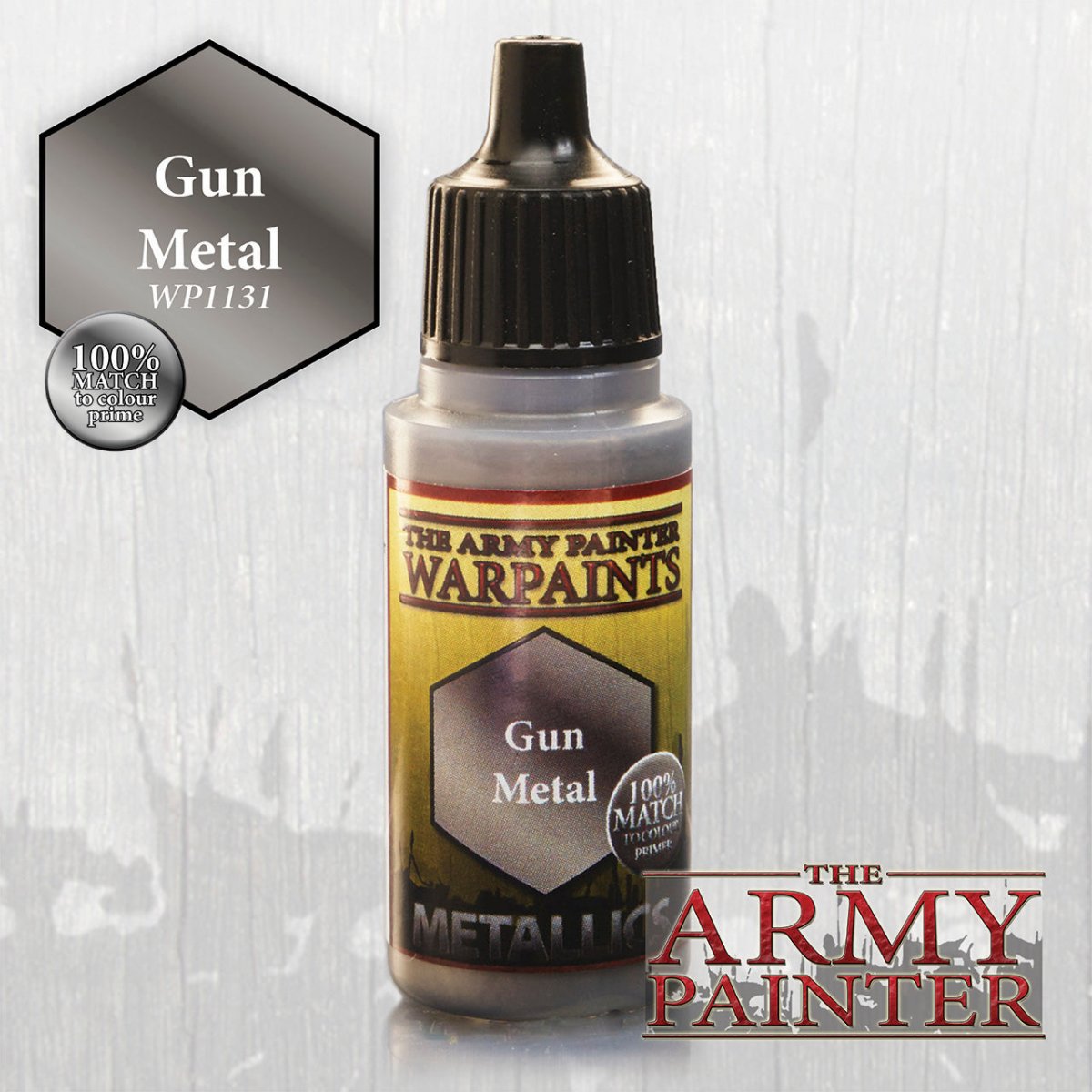 The Army Painter - Warpaints: Gun Metal - Spielefürst