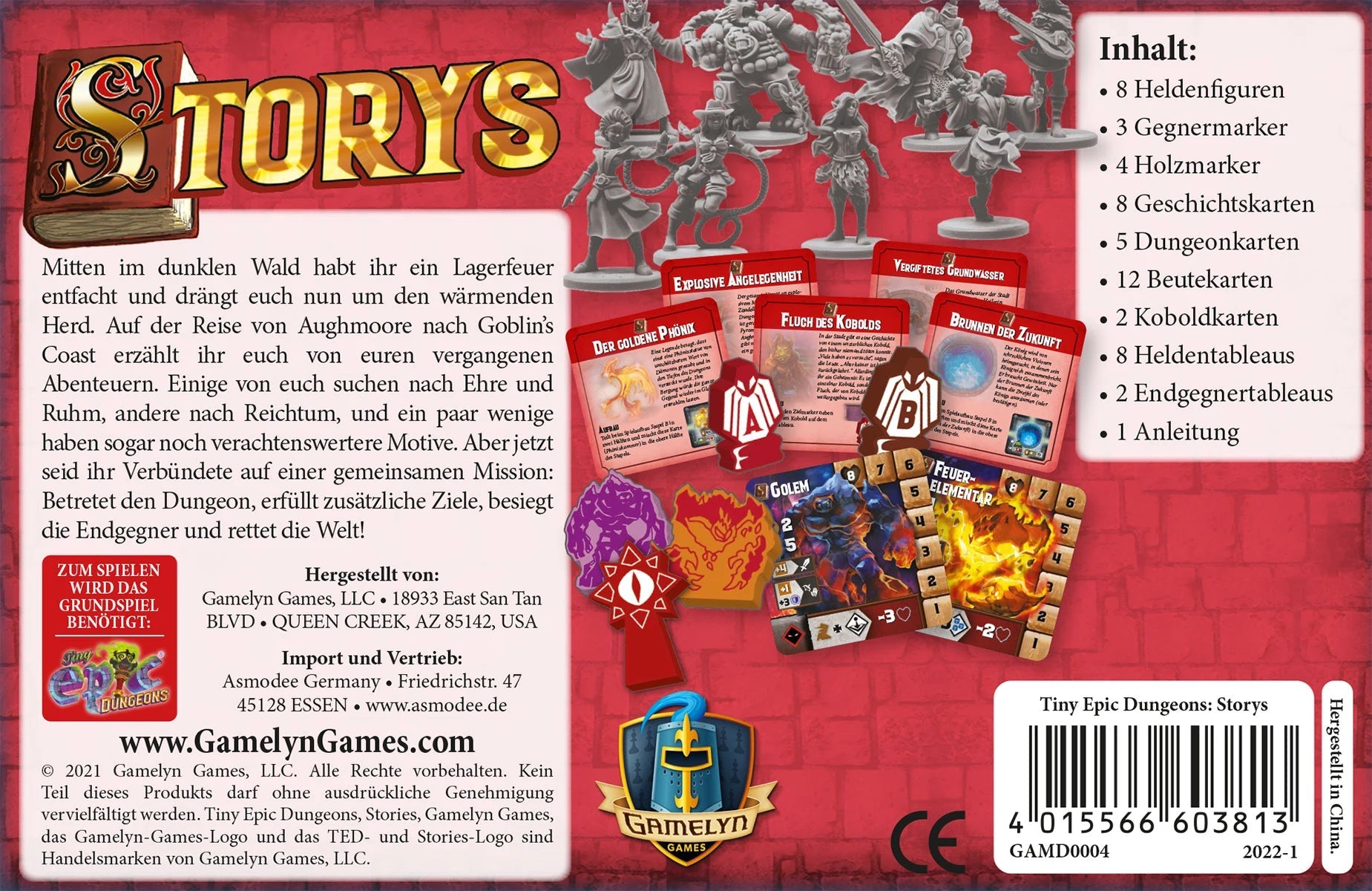 Tiny Epic Dungeons – Storys - Spielefürst