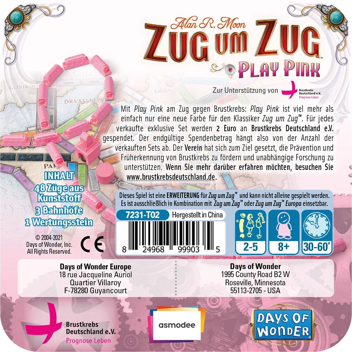 Zug um Zug – Play Pink - Spielefürst